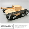 thumbnail image 2 of ETHZZLE Tank Model Building Kits Wooden 1 Set, 2 of 8