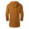 thumbnail image 5 of QHFBli Regular Fit Mens Trench Coat Men's Winter Wool Overcoat Long Anorak Jacket Fashionable Warm Soft Gold L, 5 of 6