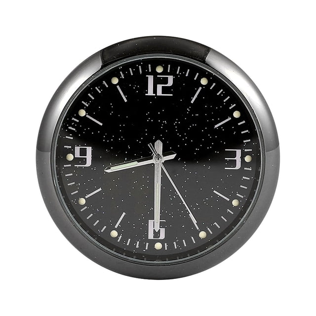 pstuiky Reloj fluorescente de 4 pulgadas para salpicadero - Mini reloj para coche, camión, salpicadero y rejilla de ventilación