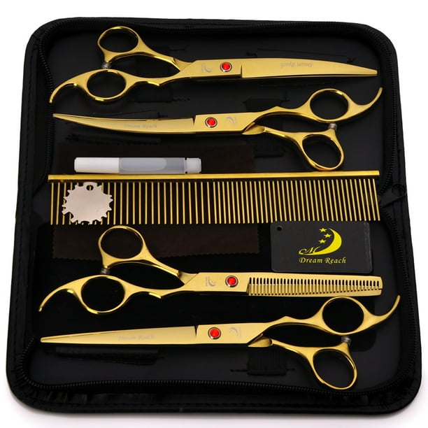 4Pcs/Set Professional Salon Barber Scissors Hairdressing Shears Tool