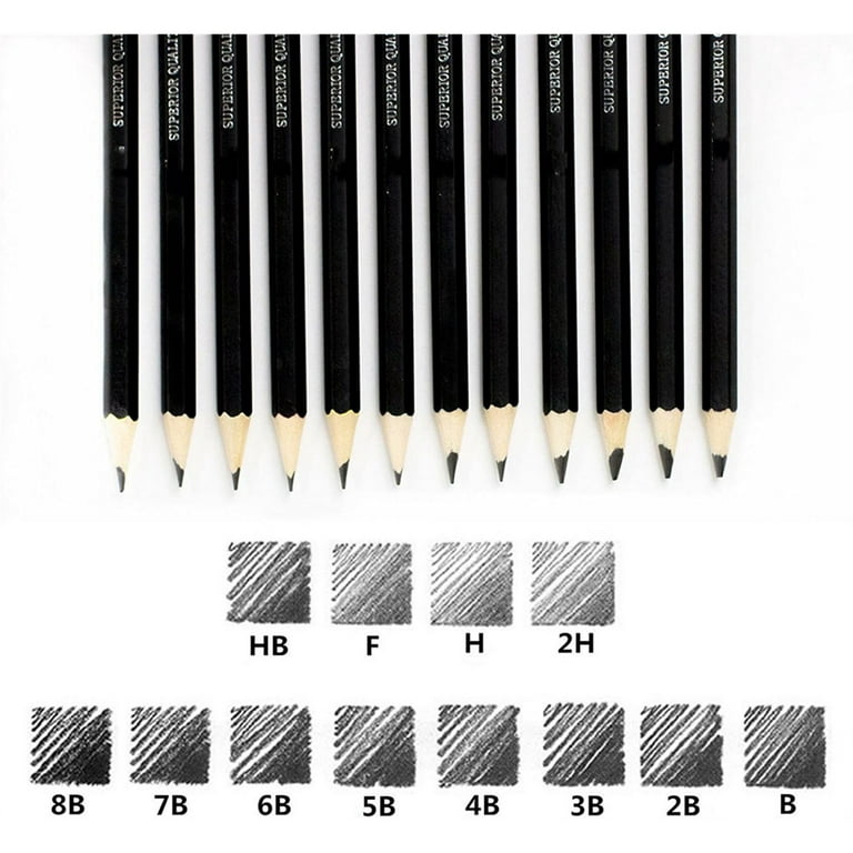 Sketch Pencils for Drawing, 12 Pack, Duslogis Drawing Pencils, Art Pencils, Graphite  Pencils, Graphite Pencils for Drawing, Art Pencils for Drawing and Shading, Shading  Pencils for Sketching 