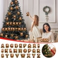 thumbnail image 4 of Rapeiae 26 Letters Christmas Tree Decoration Pendant Christmas Tree Ornaments Personalized Christmas Ornaments Christmas Decoration Xmas Tree Hanging Decor, 4 of 4