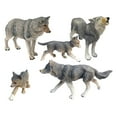 thumbnail image 1 of 5x Animal Modelo, Siberian Wildlife Realistas iños Educación Playset Decoración Regalos de Cumpleaños Hugo Lobos salvajes animales, 1 of 9