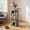 Gray, variant on Pefilos 53" Tall Cat Tree Tower with Spacious Hammocks, Condos and Scratching Posts, Cat House with Dual Padded Perches for Indoor Large Cats, Green
