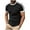 Black, variant on White Summer Shirt Beach Tshirts Shirts for Men Collar Tshirt Mens Henley Shirt Slim Short Sleeve Men Henley Short Sleeve Henley T Shirts for Men