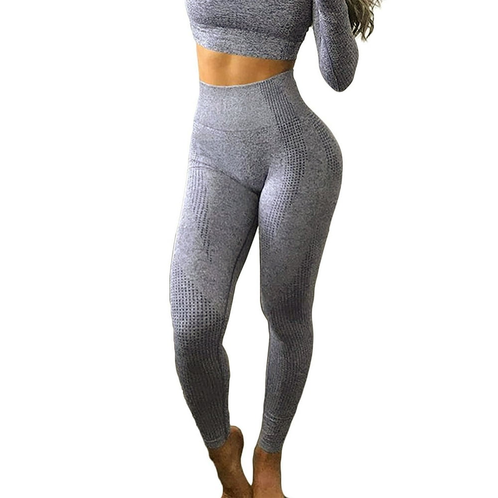 Yaavii Yaavii Women High Waist Seamless Yoga Leggings Butt Lifting