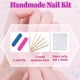 thumbnail image 4 of Press On Nails MAGLFELL, hecho a mano, único, tamaño mediano, almendra, 4 of 8