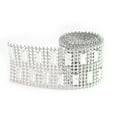 thumbnail image 1 of Bearachild 2 rollos de cinta de diamantes de imitación, pegatina de cristal DIY, accesorios de diamantes de imitación para fiesta de boda, manualidades de Artesanía Plata 91.44 cm Bearachild HA075511-02, 1 of 6