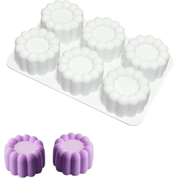 Silicone Molds for Baking, Flower Silicone Mold, Reusable Baking Mold for Mousse Cake, Dessert, Candy and Chocolate, Send Goods from Local Warehouse