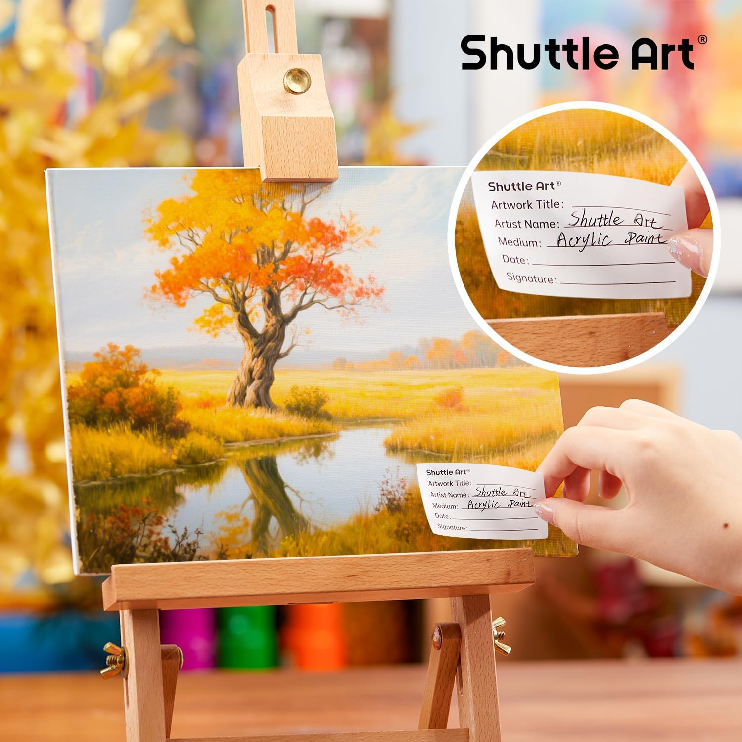 Shuttle Art Canvas Panels, 36 Pack, 5x7 & 8x10 Inches photo 6