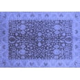 thumbnail image 1 of Ahgly Company Indoor Rectangle Oriental Blue Industrial Area Rugs, 2' x 4', 1 of 4