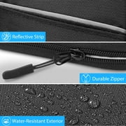 MEDMAX Cooling Travel Case with 2 Ice Packs - Portable Water-Resistant Insulated Carrying Bag for Temperature Sensitive Supplies, Black
