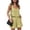 CBZ79-Yellow, variant on Lumtrix Linen Short Sets For Women 2 Piece Square Neck Sleeveless Tops And Shorts Matching Set Boho Summer Travel Vacation Outfits Hot Pink XL