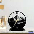 thumbnail image 3 of Handmadetneonsign Black Mountain Tabletop Metal Clock, Mountain Desktop Clock, Clock Home Decor 047371, 3 of 4