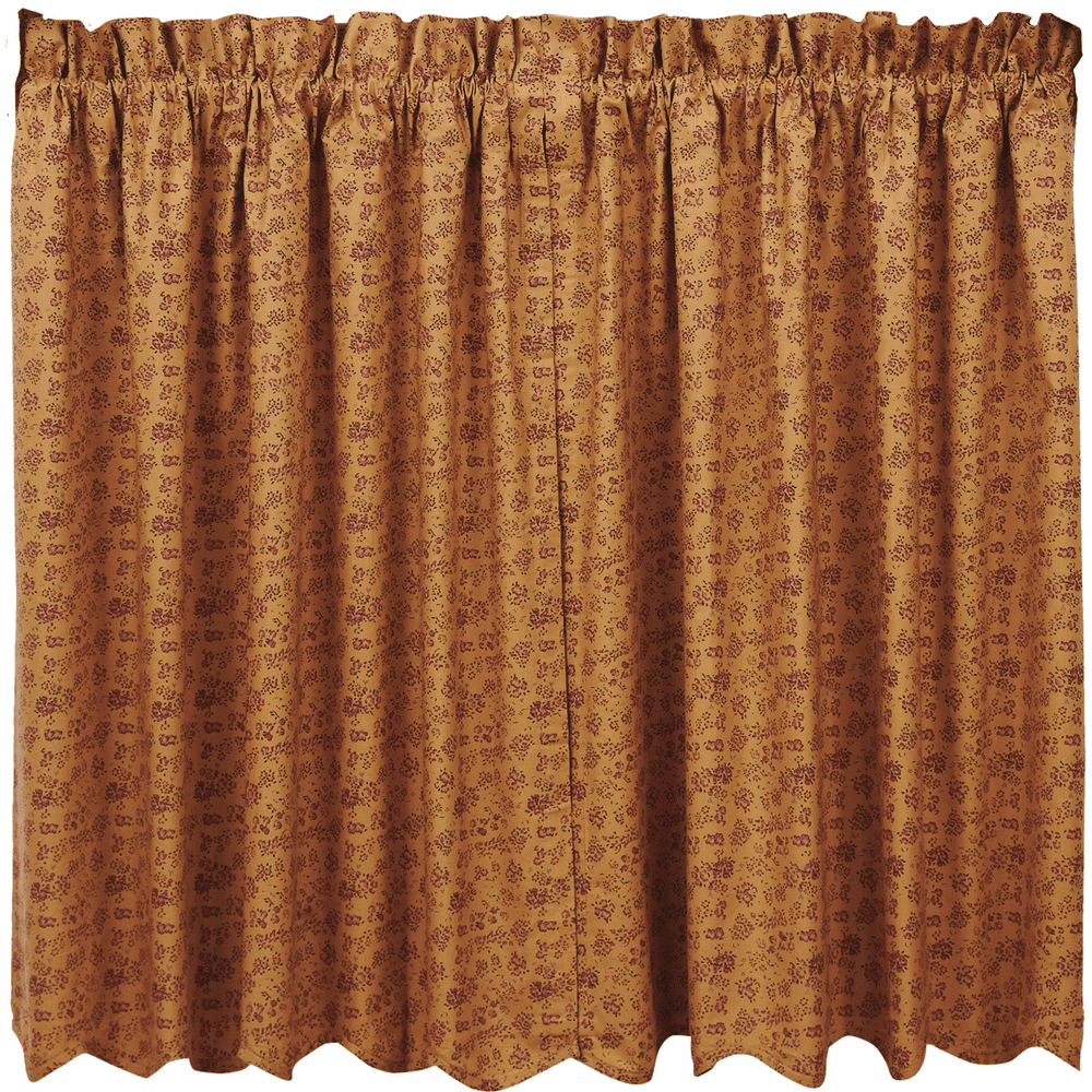VHC Classic Country Primitive Kitchen Window Curtains Lewiston