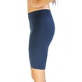 thumbnail image 2 of Vivian's Fashions Legging Shorts - Biker Length, Misses Size (Navy, 1X), 2 of 2