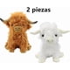 thumbnail image 2 of Piezas, Peluche De Vaca Escocesa De 10 Pulgadas, Lindo Animal De Peluche De Vaca Realista, Suave Juguete De Peluche De Granja, Regalo De Cumpleaños para Niños Y Adultos(Marrón+Blanco), 2 of 3