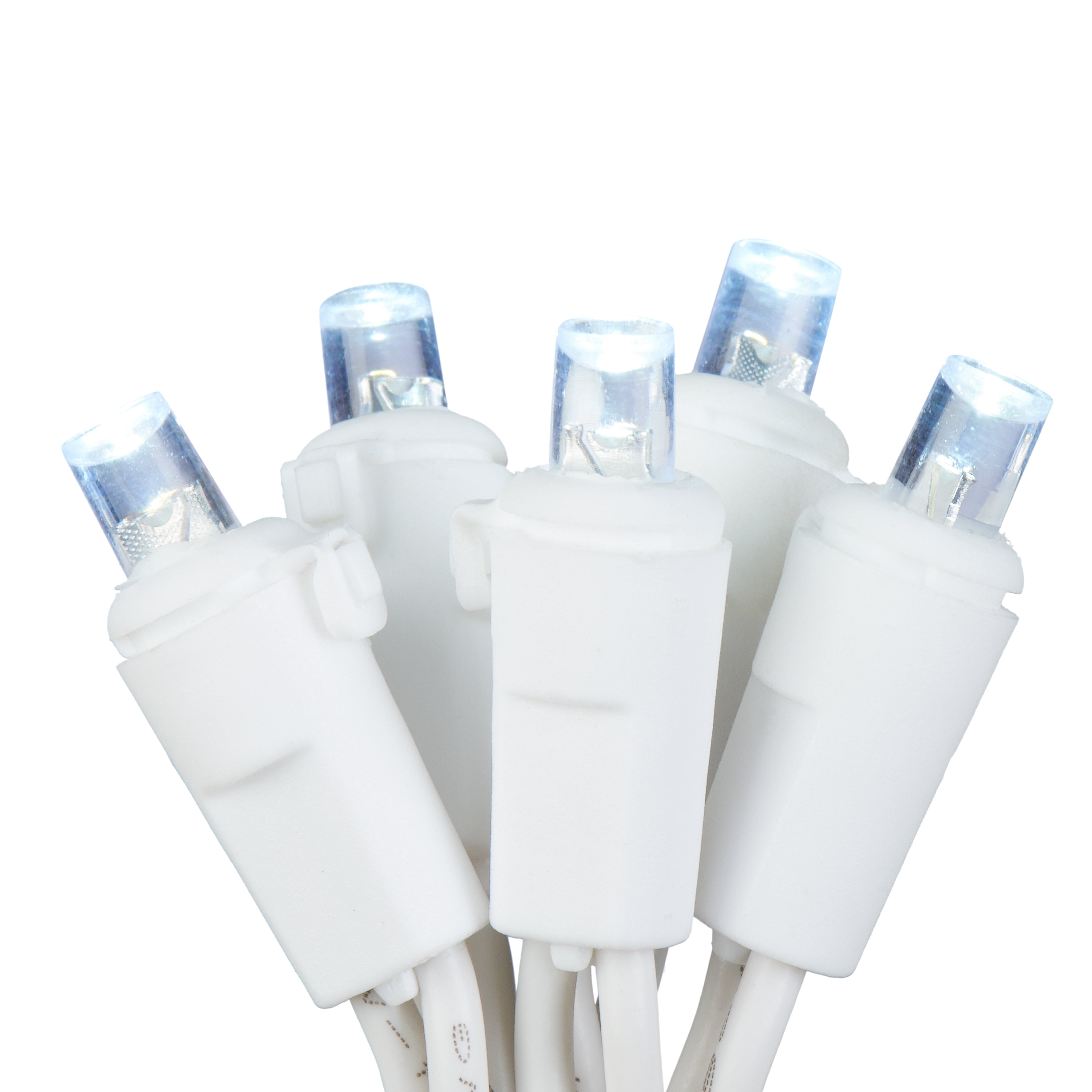 Holiday Time 25 ft, 200 Count White LED Flicker Fun Icicle Christmas