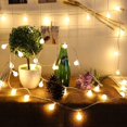 thumbnail image 5 of Battery String Lights, 33ft/10m 100 LED Bulb Warm White Battery Operated Globe String Lights with Remote Controller, Decorative Timer Fairy Light for Christmas/Wedding/Party Indoor and Outdoor, 5 of 5
