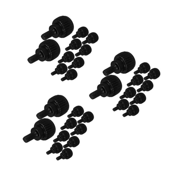 Hemoton 72 PCS  Computer Screws Assortment Kit 6 32 Thread Motherboard Standoffs Screws for Hard Drive Motherboard Chassis Computer Case