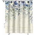 thumbnail image 6 of Fabric Shower Curtain for Bathroom,Elegant Spring Florals Falling Custom Shower Curtain Set with Hooks,Luxury Bathroom Curtains,Postcard Background Waterproof Polyester Bathroom Accessories,48x72inch, 6 of 6