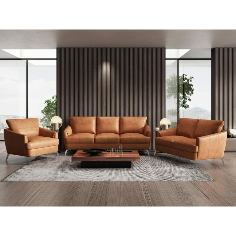 LV00216 - Sofa , Cappuccino Leather - Safi - Walmart.com