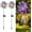 2pcs, variant on Magical Holographic Rainbow Solar Pinwheel Lights, Color Changing LED Windmill Garden Stakes, Waterproof Outdoor Kinetic Yard Decor for Patio, Lawn, Pathway, Party