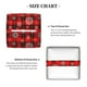thumbnail image 5 of Fotbe Snowflakes On A Buffalo Plaid Porta Pañuelos Decorativo de Cuero, Caja Cuadrada Moderna para Pañuelos Faciales, Organizador y Dispensador 5x5x5'', 5 of 7