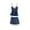 Blue, variant on ZZwxWA Pajamas for Women Set, Women's Satins Silk Lace Nightwear Tank Tops Camisoles Shorts Two-Piece Pajamas Sets Homewear up to 50% Off