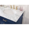 thumbnail image 4 of Elegant Decor Americana 60" Solid Wood and Metal Single Bathroom Vanity in Blue, 4 of 8