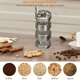 thumbnail image 7 of Manual Coffee Grinder Start Makers Portable Seasoning Processor Hand-crank Grinder for  Camping, Travel & Office, Kitchen, 7 of 7
