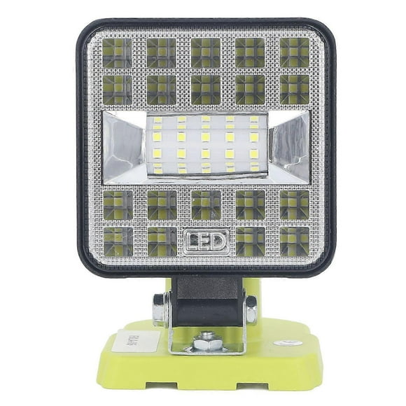 LED Work Light 1800lm LED Flood Light for Ryobi P189 P190 PBP002 PBP003 RB18L50 BPL1820 18V 14.4V ON