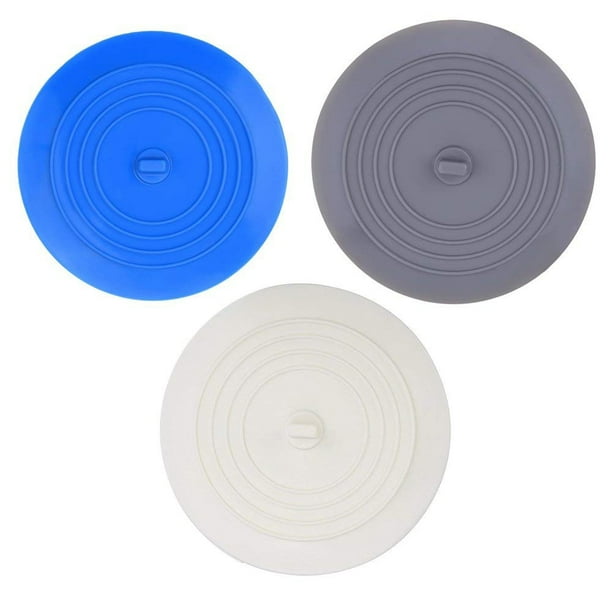 Bath Plugs Silicone Sink Stopper Kitchen Sink Stopper 15Cm Diameter For Kitchens, Bathrooms And Laundry Universal Drain Plug Stopper 1 Pcs Blue