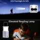 thumbnail image 5 of Toystoory Luz que acampa de la linterna solar con el cargador de la manivela y la linterna del campo del alto lumen LED recargable Ropa Deportiva, Zapatos blanco, 5 of 6
