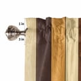 thumbnail image 5 of Hokiten Rod Pocket Curtain Valance, Farmhouse Yellow Brown Farmhouse Window Valance for Living Room, Bedroom, Kitchen Retro Vintage Wood 60"W x 18"L, 5 of 8