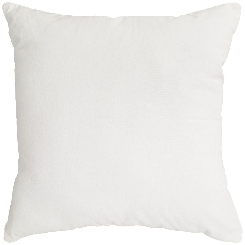 hometrends Sonic White Decorative Cushion, 18" x 18", modern
