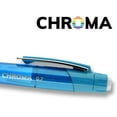 thumbnail image 5 of uni-ball CHROMA Mechanical Pencils HB, #2 Lead - 0.7 mm Lead Diameter - Red Lead - Light Blue, Red Barrel - 2 / Pack, 5 of 10