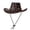 hgg115-Brown, variant on Yaoyar Cowboy Hat for Men and Women Light Brown Printed Structured Western Cowgirl Hat Unisex Outdoor for Dress-Up and Cosplay