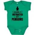 thumbnail image 3 of Inktastic Easily Distracted by Penguins Boys or Girls Baby Bodysuit, 3 of 5