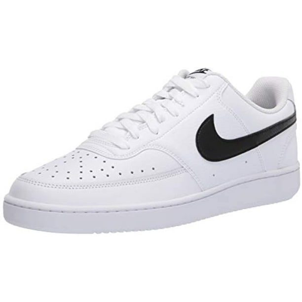 Nike Men's Court Vision Low Sneaker, White/Blackwhite, 9 Regular US