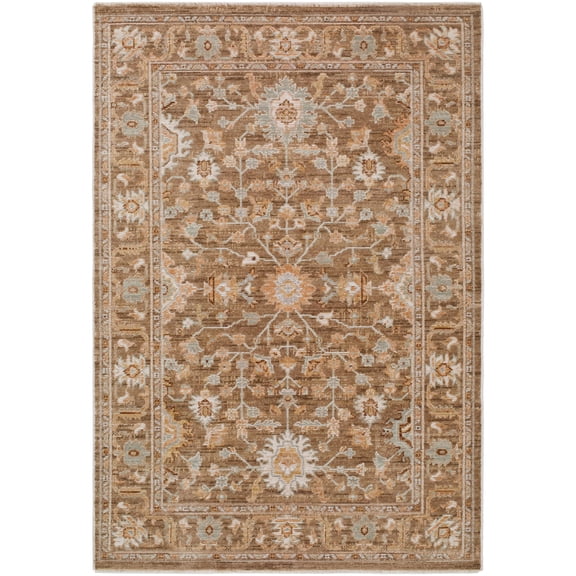 My Texas House Mirabelle Area Rug 5'3 X 7'7 - Traditional Floral for Living Room or Bedroom