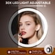 thumbnail image 5 of Espejo de maquillaje DASLAVA 30X con luz, 3 colores, giro de 360°, 5 of 7