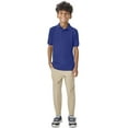 thumbnail image 6 of Classroom School Uniforms Adult Short Sleeve Interlock Polo CR891, 6 of 7