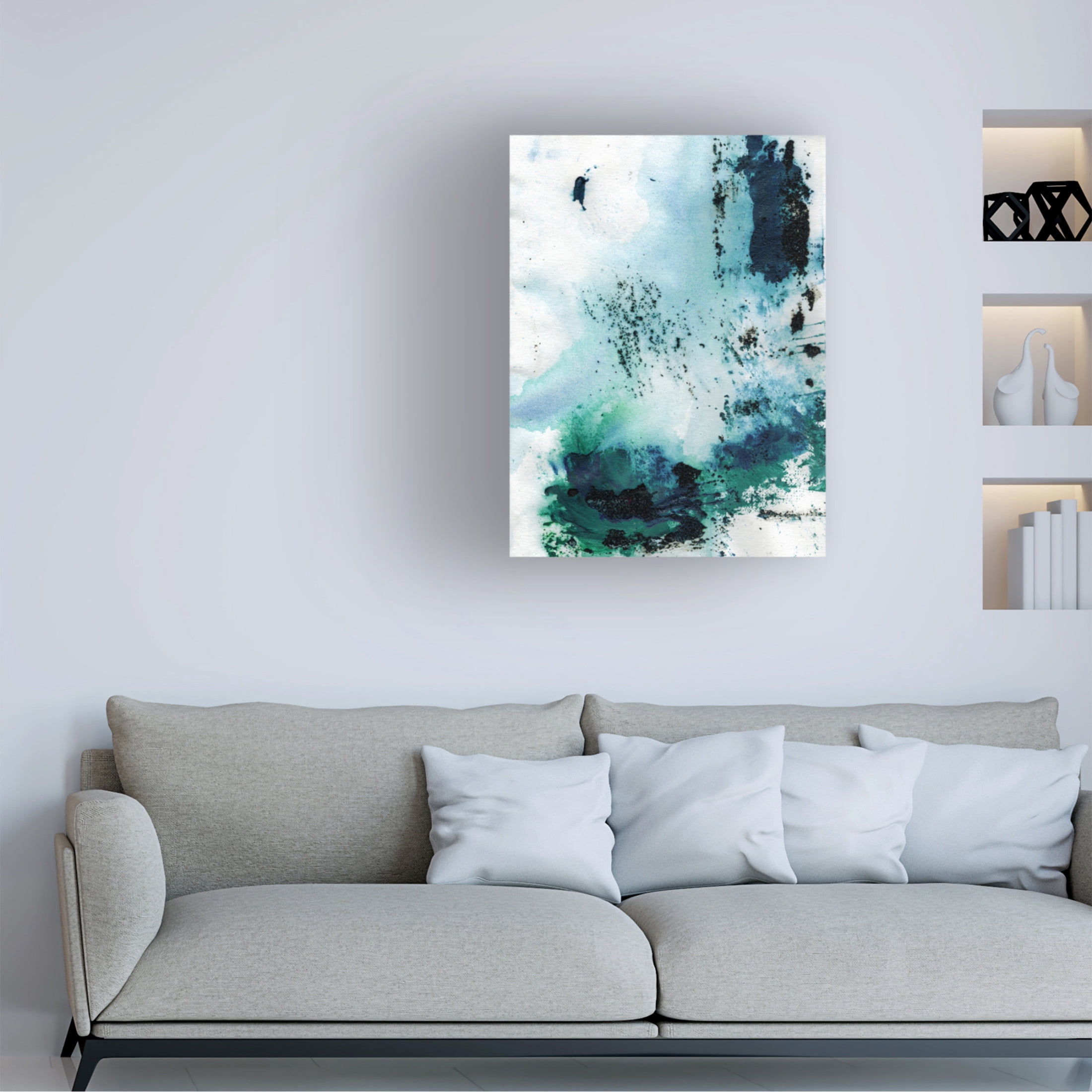 Canvas Wall Art - Deb Chaney 'Port Renfrew West Coast' Wall Art for Living Room, Bedroom, or Office Décor by Trademark Fine Art - 18 x 24 Inches