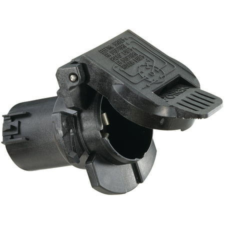 RV Designer P916 Black Pollack 7 Way RV OEM Twistlock Socket