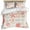 Beige, variant on 3 Piece Red Orange Coastal Duvet Cover Set California King,Microfiber Comforter/Quilt Cover with Corner Ties and 2 Pillowcases,Summer Beach Starfish Coral Nautical Rustic Bedding with Zipper Closure