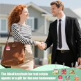 thumbnail image 6 of 12Pcs House Warming Gifts New Home Keychain Acrylic Bulk House Shaped Pendant Keychain Real Estate Agent Key Chain for Welcome Housewarming Party Favors Christmas Customer New Homeowner Supplies, 6 of 7