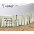 thumbnail image 5 of SGI Bedding Round Bed Skirt |Wrap Around Microfiber Bed Skirt | Fade Resistant, Wrinkle Free, Anti-static, Decorative, Extra Storage Space, Clutter-Free | 80" Diameter / 16" Drop, Rust, 5 of 8