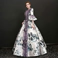 thumbnail image 4 of KEMAO Rococo Baroque Marie Antoinette Dresses 18th Century Renaissance Costumes Historical Period Dress Ball Gown, 4 of 5