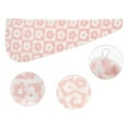 thumbnail image 3 of Unique Bargains 1 Pc Women Soft Checkered Flowers Hair Towel for Bathroom Vacation Travel Pink Coral Velvet, 3 of 3
